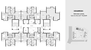 Shamrock, Refuge Level 5, 9, 14, 19 & 24th Floor