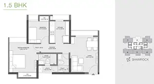 1.5 BHK, Shamrock