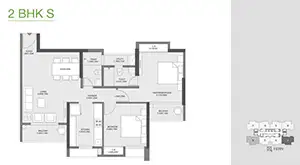2 BHK S, Fern