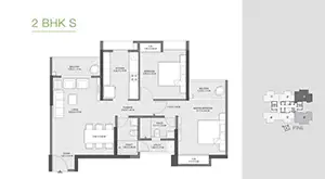 2 BHK S, Pine