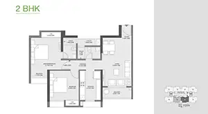 2 BHK, Fern