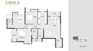 3 BHK S, Juniper