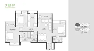 3 BHK, Jade
