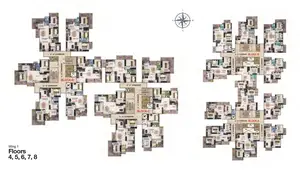Wing 1, Floors 4,5,6,7,8