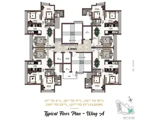 Typical Floor Plan - Wing A