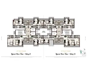 Typical Floor Plan - Wing C & B