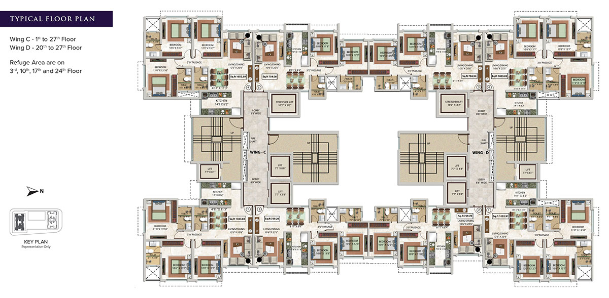 Kolte Patil Verve at Goregaon West, Mumbai - Floor Plan