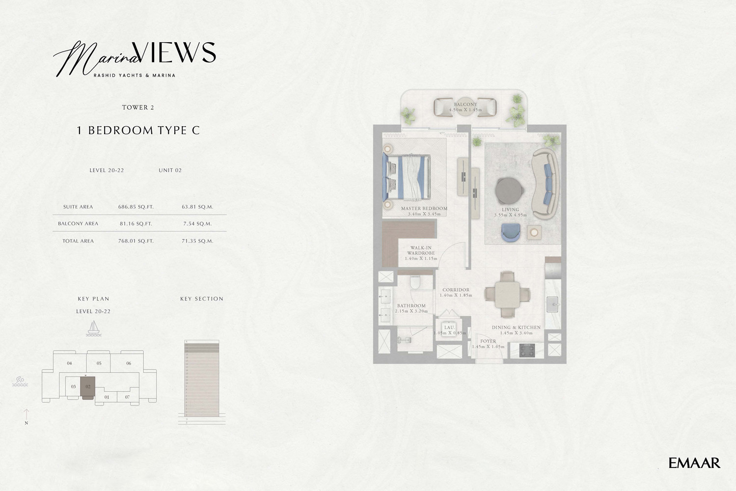 Type C, Unit 2, Level 20 -22