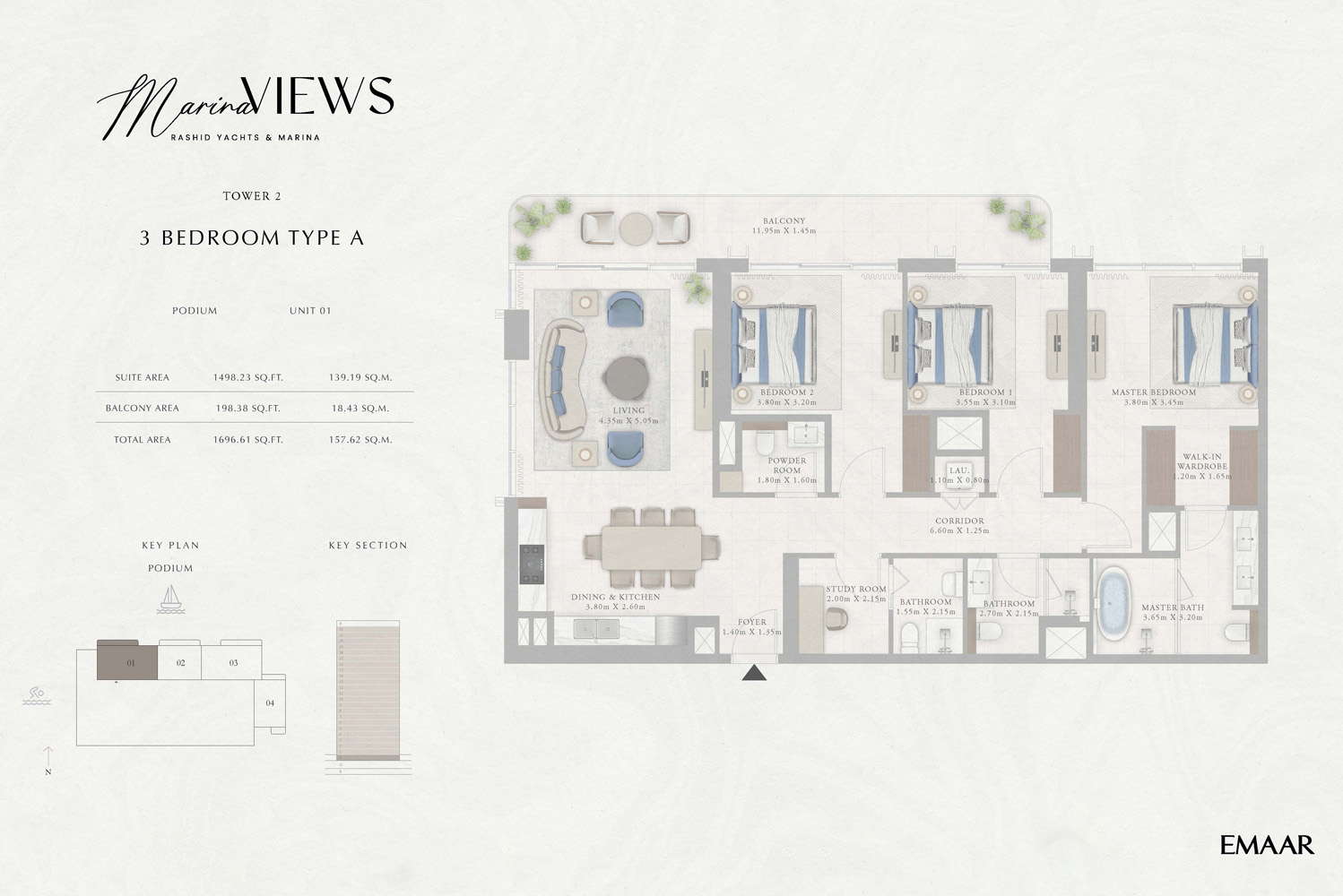 Type A, Unit 1, Podium