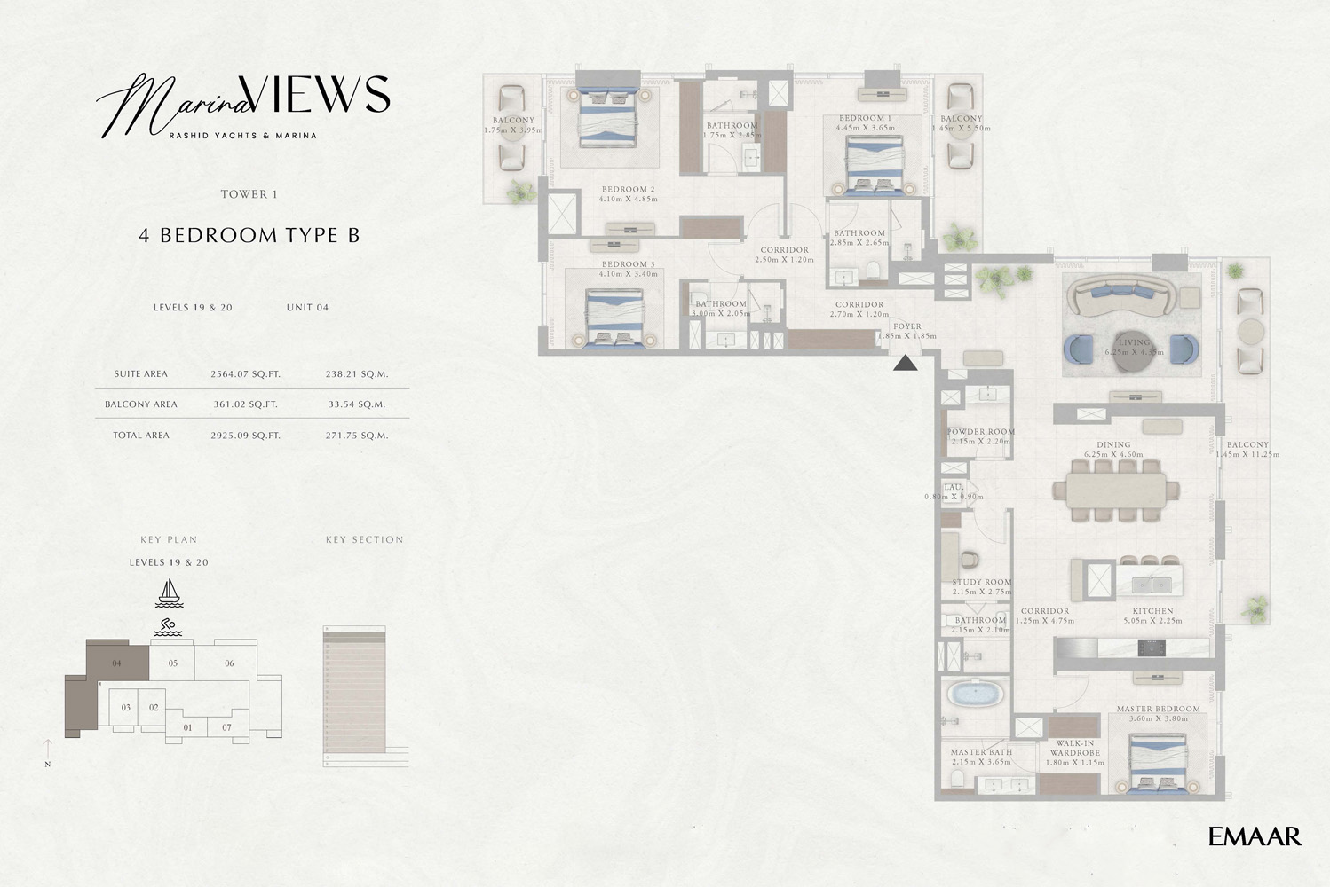 Type B, Unit 4, Level 19 & 20