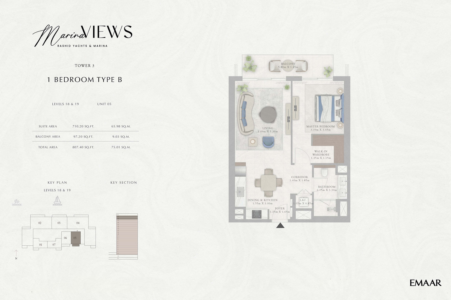 Type B, Unit 5, Level 18 & 19