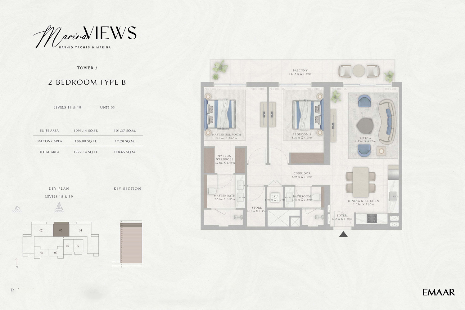 Type B, Unit 3, Level 18 & 19