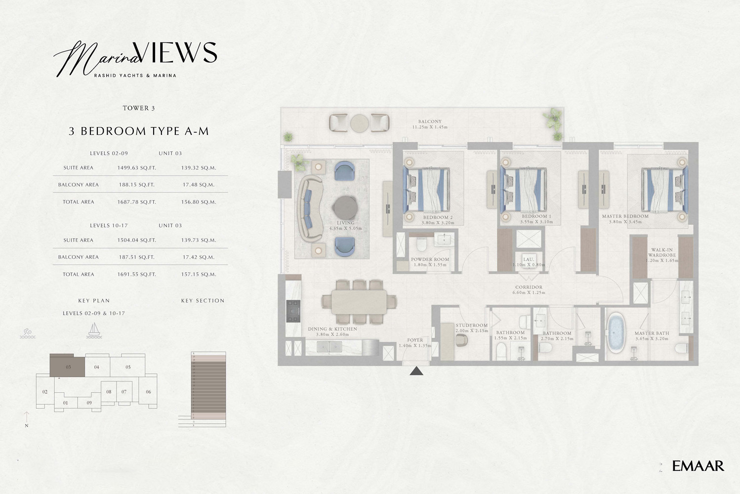 Type A-M, Unit 3, Level 10 - 17
