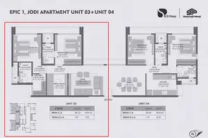 Epic 1, Jodi Apartment, Unit 03