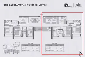 Epic 2, Jodi Apartment, Unit 02
