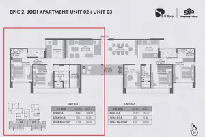 Epic 2, Jodi Apartment, Unit 03