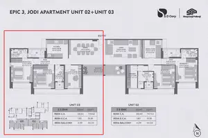 Epic 3, Jodi Apartment, Unit 03