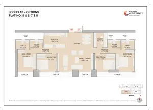 Jodi Flat-Options, Flat no- 5&6, 7&8