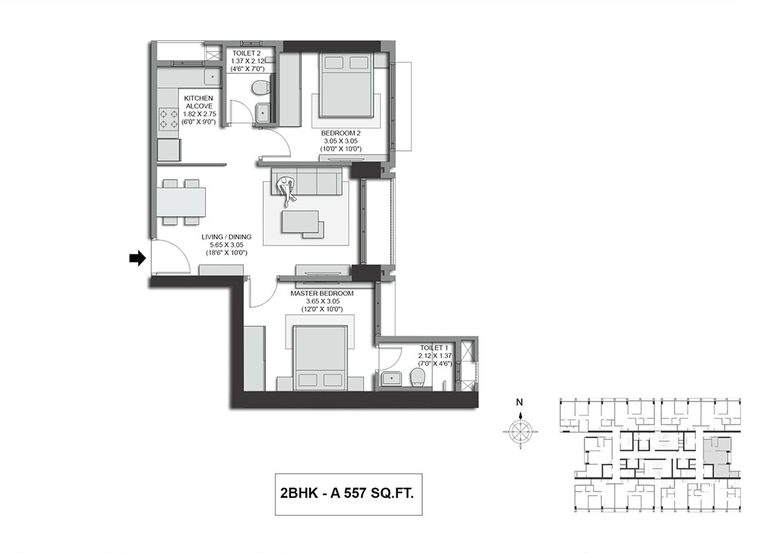 2 BHK-A