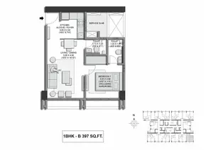1 BHK-B