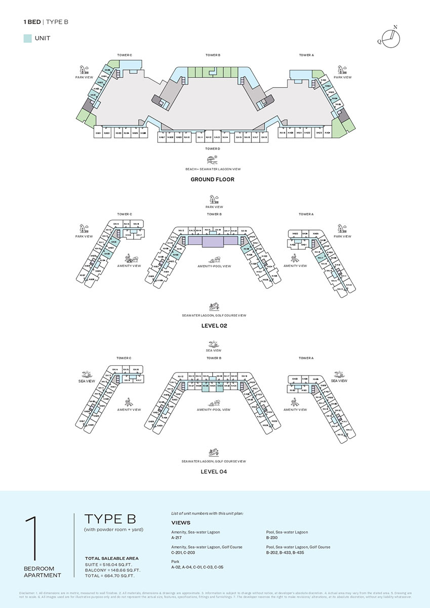 Type B, Ground Floor, Level 02