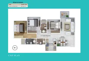 3 BHK Standard, Rose & Giona