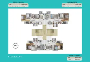 3 BHK, Rose & Giona