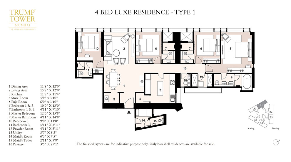 4 BED Luxe Residence - Type 1