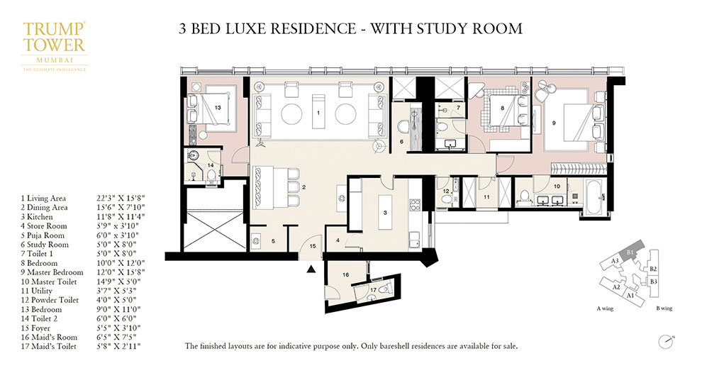 3 BED Luxe Residence - With Study Room