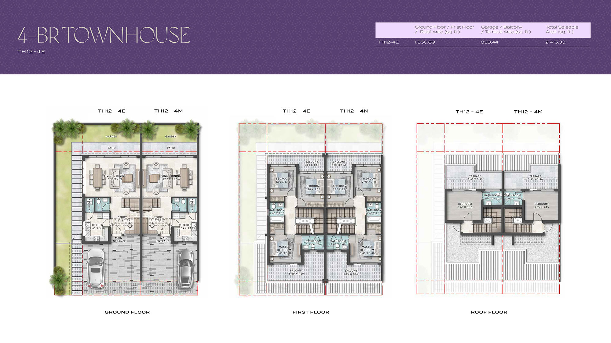 Violet 4 In Damac Hills 2 - Floor Plan