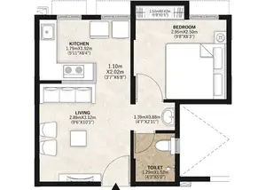1 BHK A