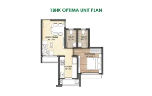 1 BHK Optima