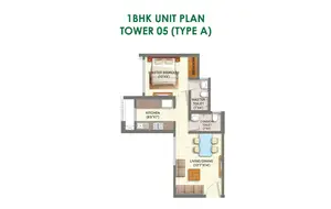 1 BHK, Type A
