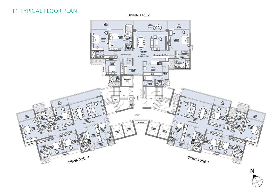 T1 Typical Floor Plan