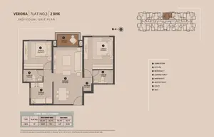 Unit Plan, Flat no - 3