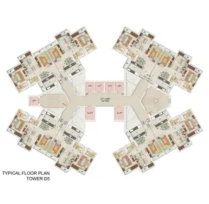 Typical Floor Plan, Tower D5