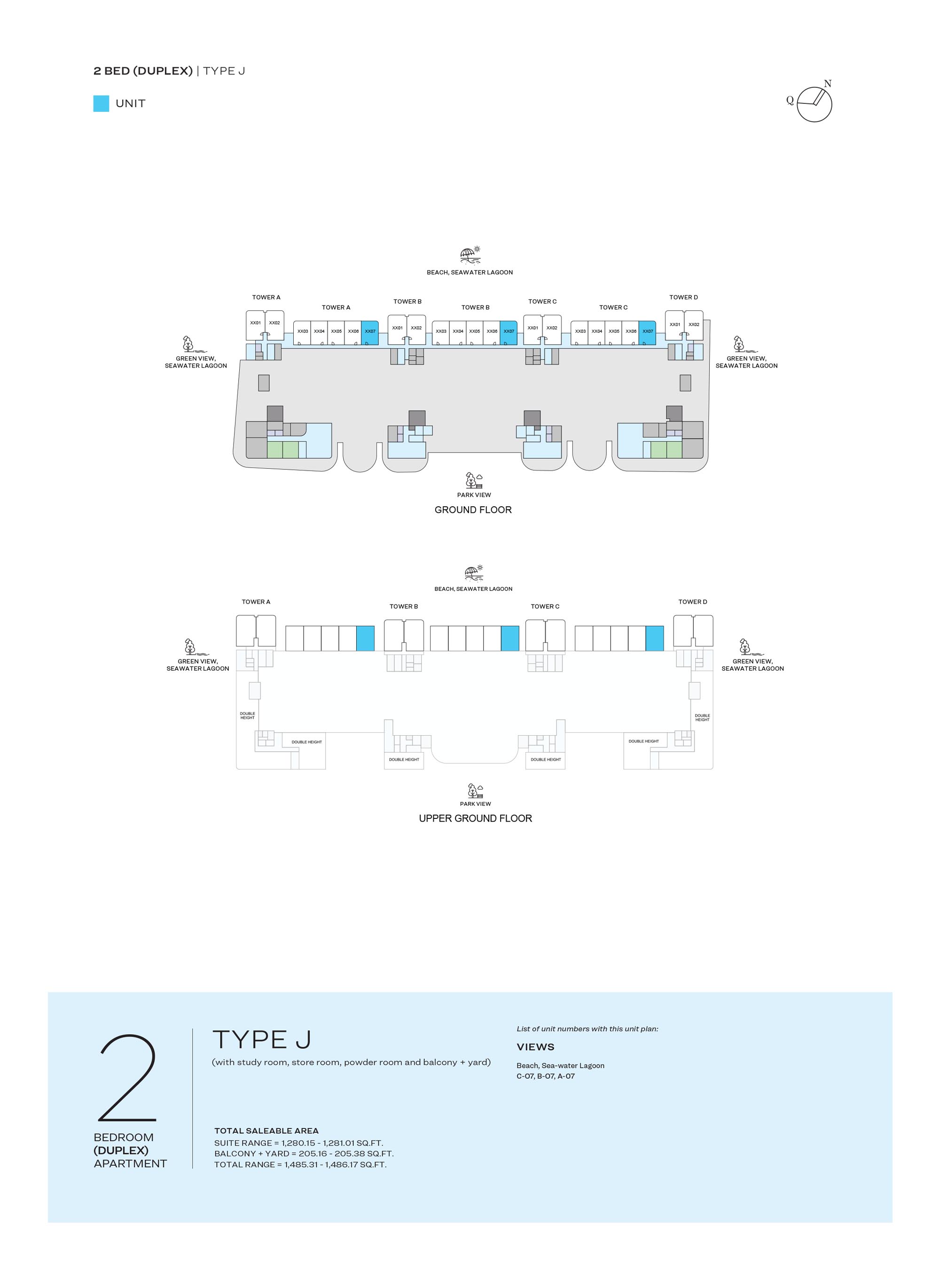 GROUND & UPPER GROUND FLOOR TYPE J