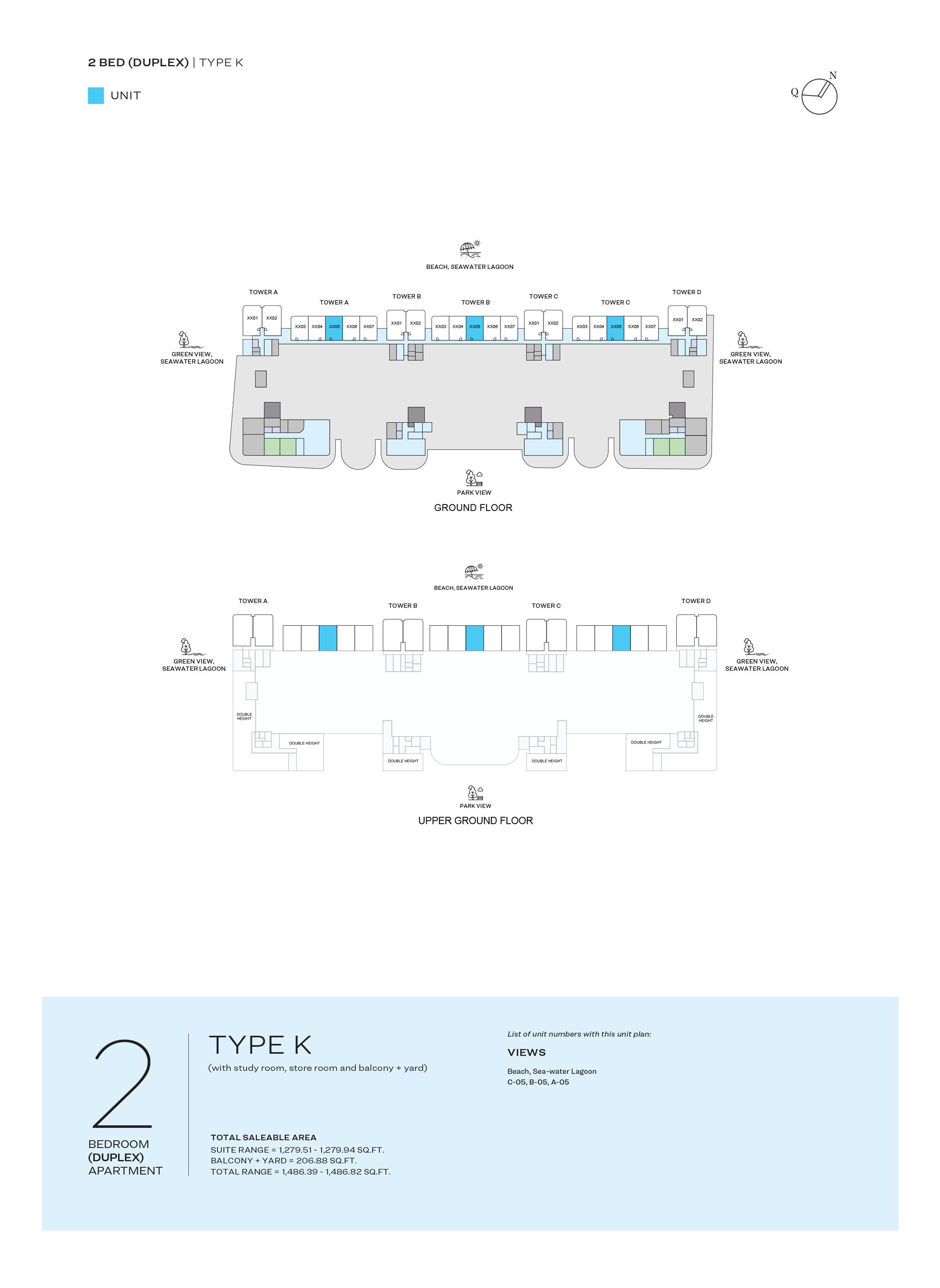 GROUND & UPPER GROUND FLOOR TYPE K