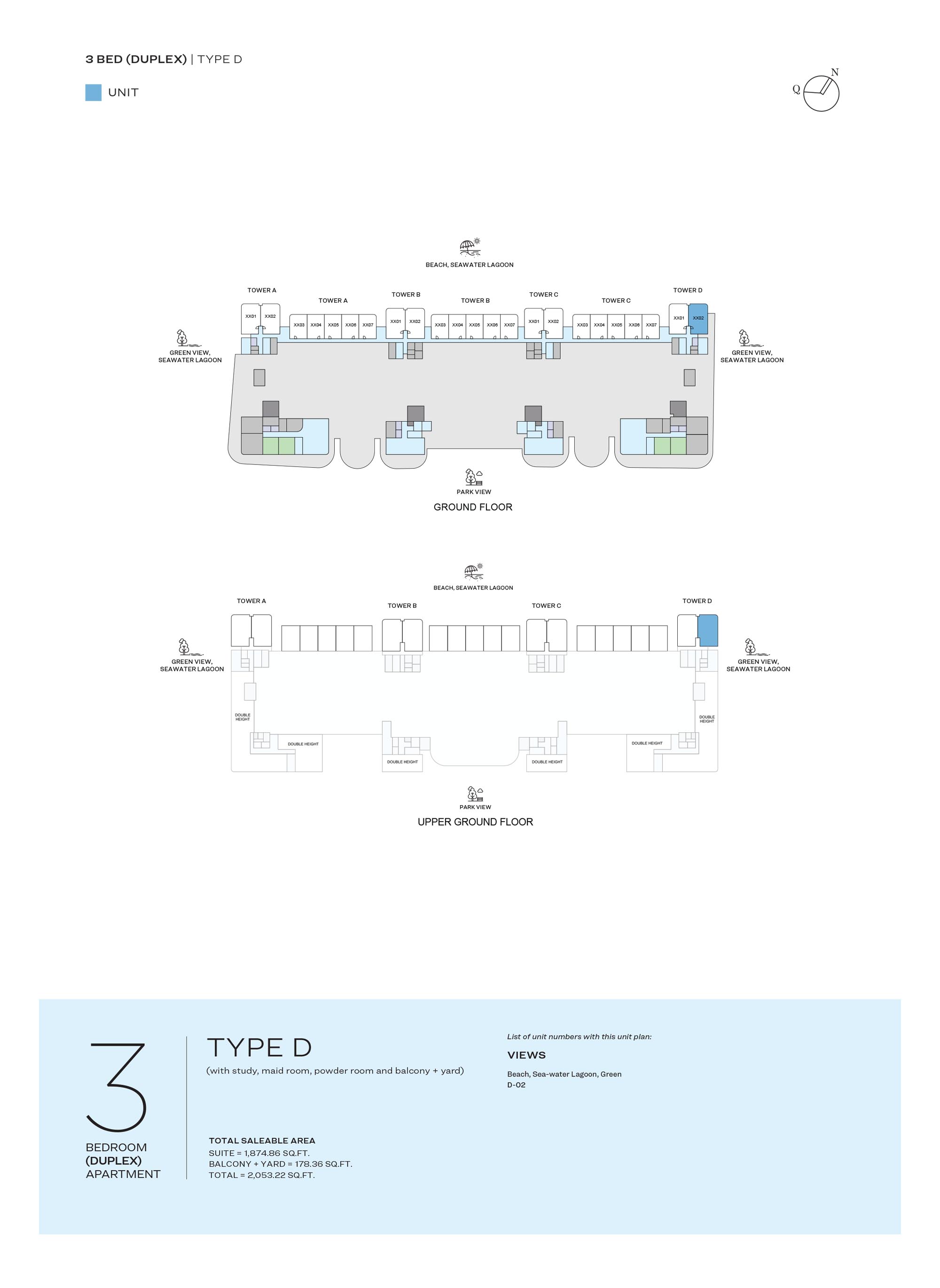 GROUND & UPPER GROUND FLOOR TYPE D
