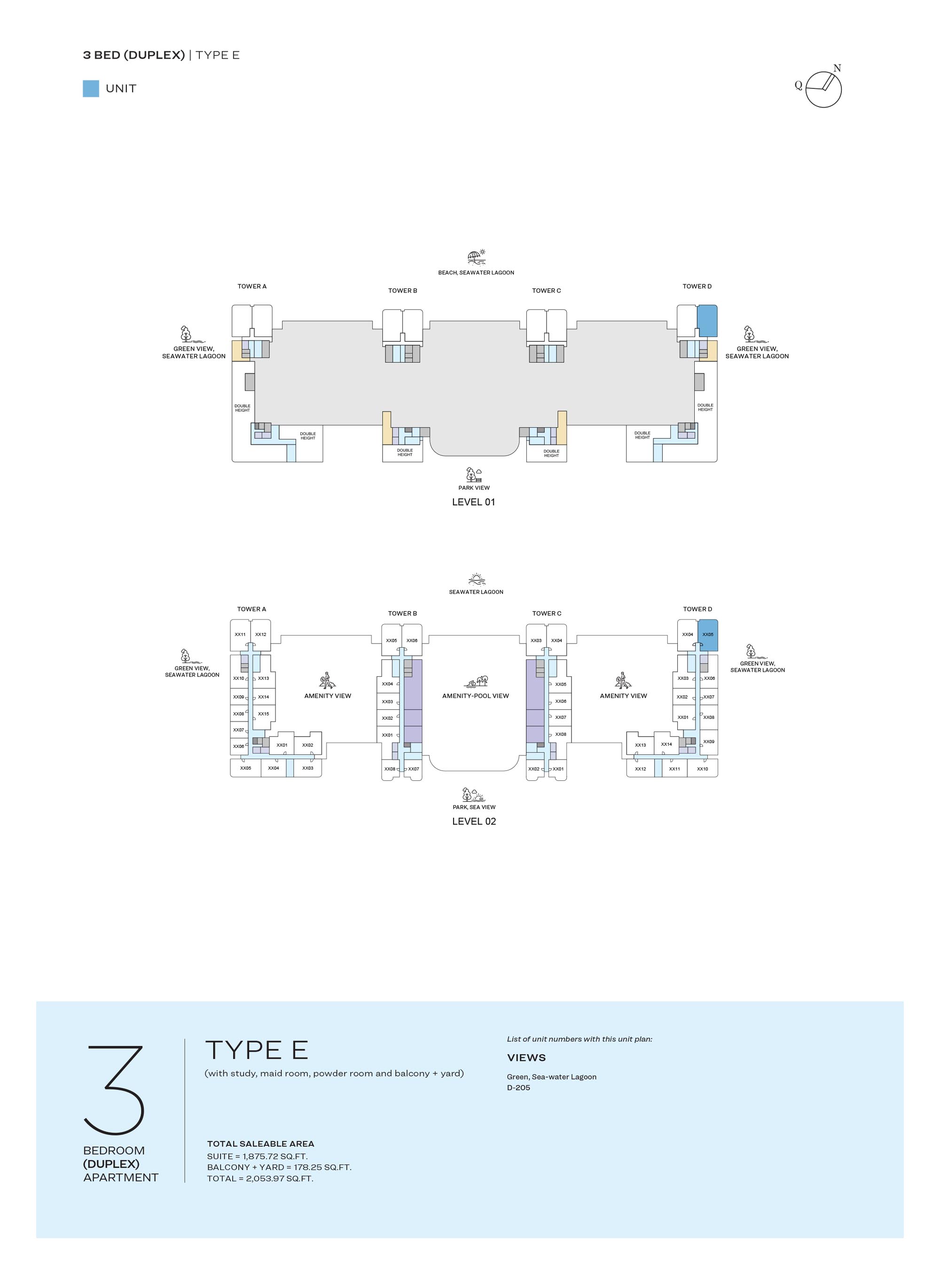 LEVEL 01 & 02 TYPE E