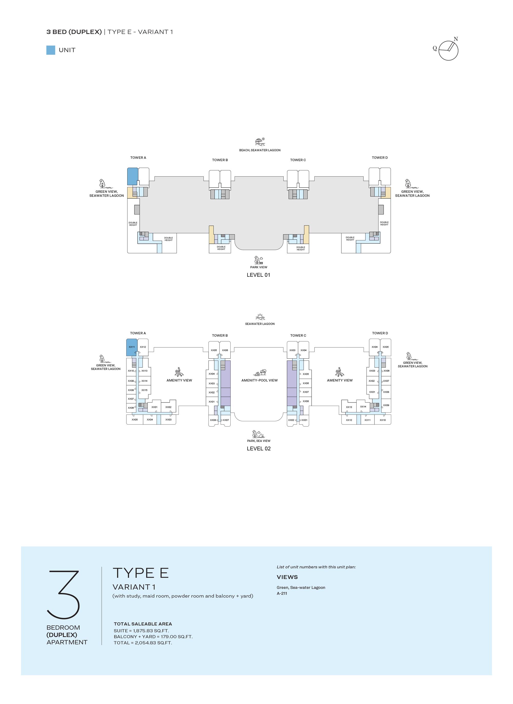 LEVEL 01 & 02 TYPE E-VARIANT 1