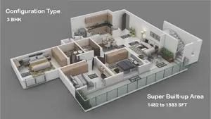 Configuration Type, 3BHK
