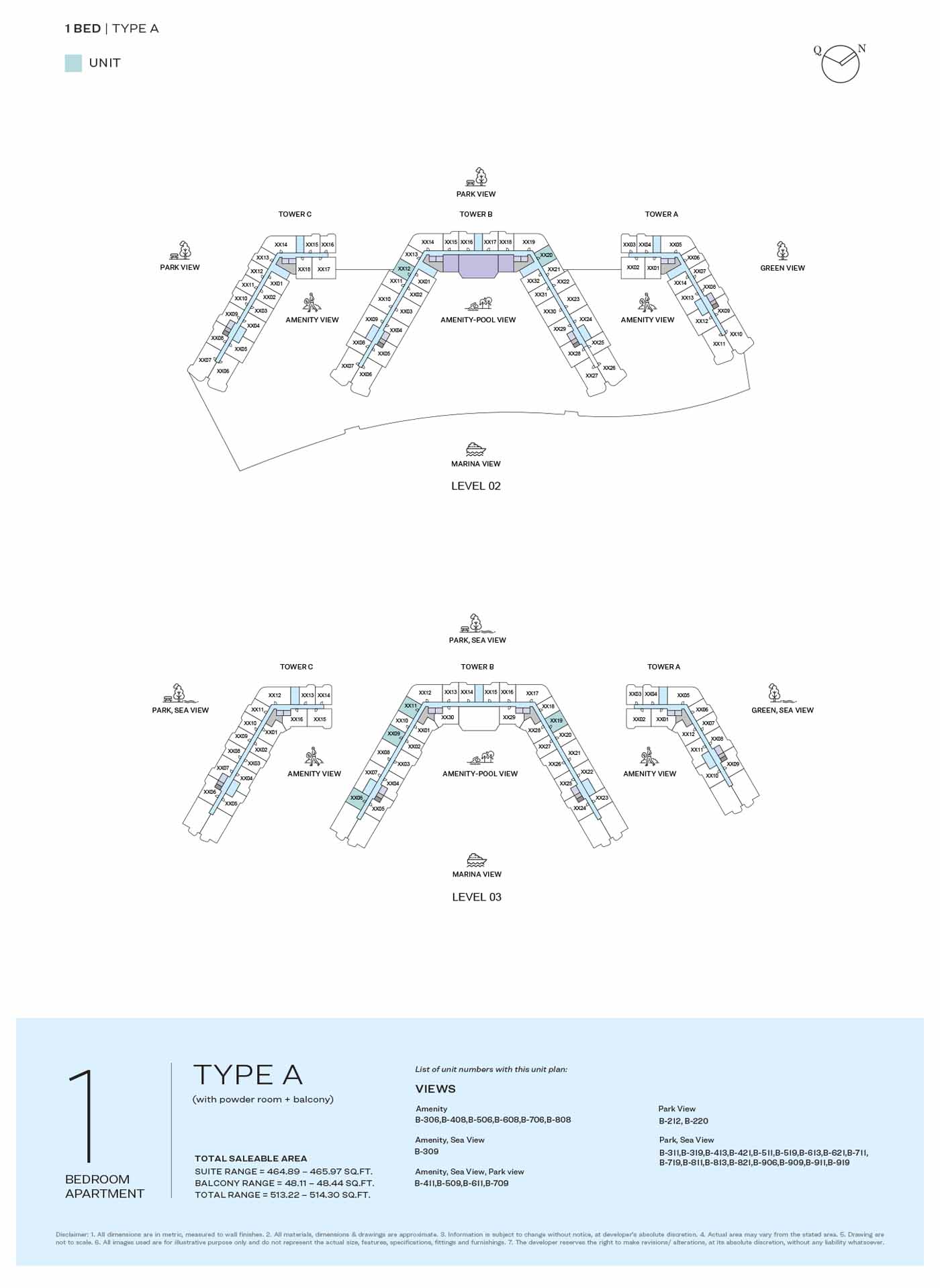 LEVEL 02 & 03 TYPE A
