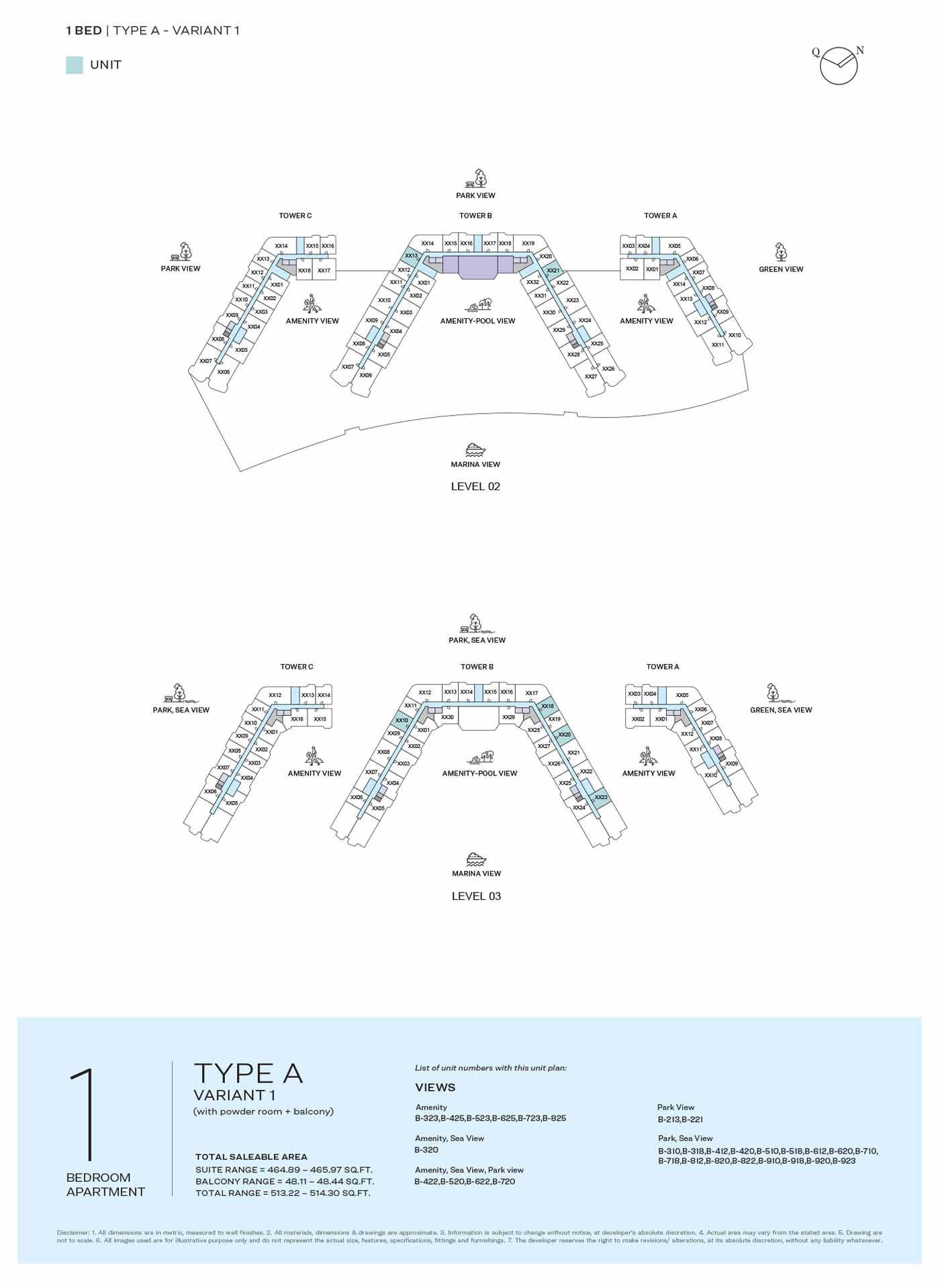 LEVEL 02 & 03 TYPE A-VARIANT 1
