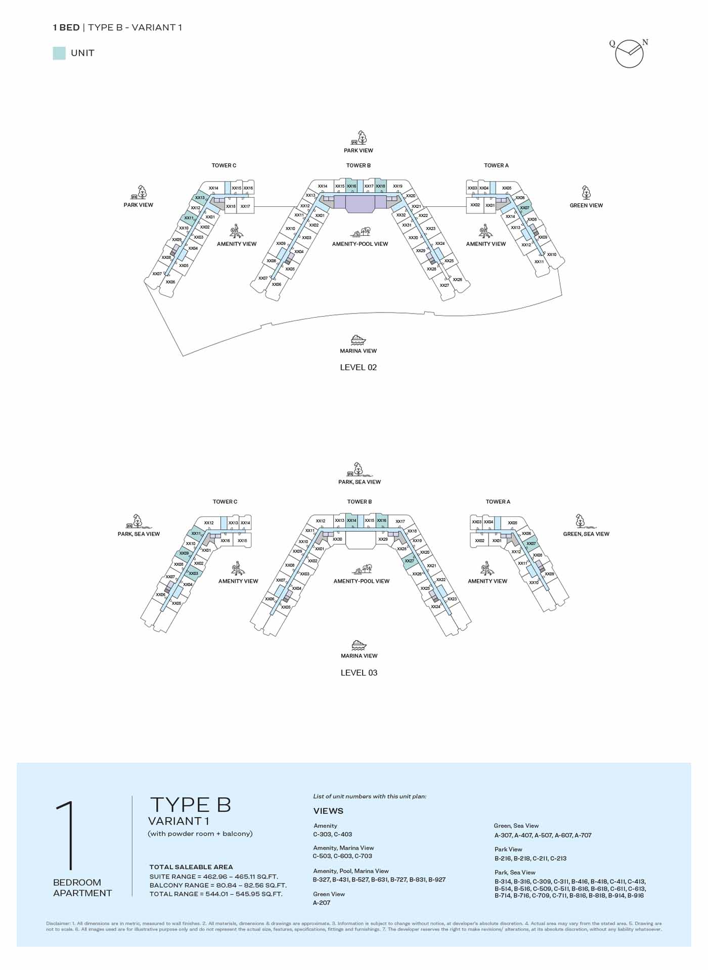 LEVEL 02 & 03 TYPE B-VARIANT 1