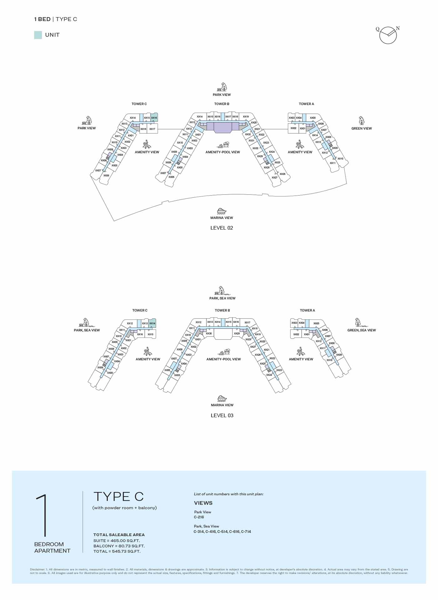 LEVEL 02 & 03 TYPE C