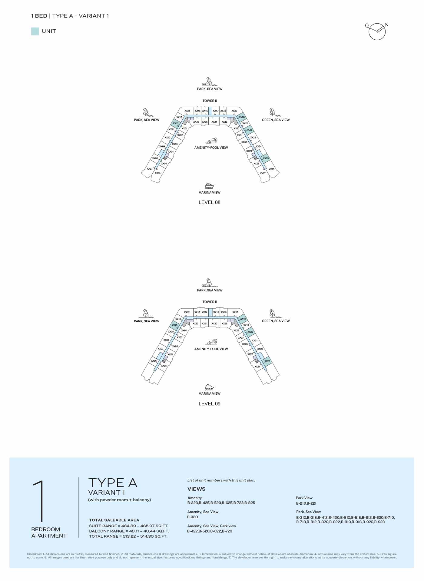 LEVEL 08 & 09 TYPE A-VARIANT 1