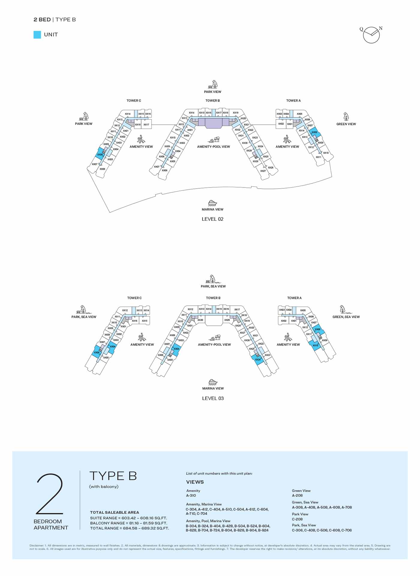 LEVEL 02 & 03 TYPE B