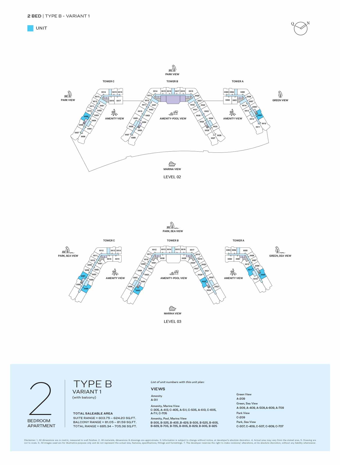 LEVEL 02 & 03 TYPE B-VARIANT 1