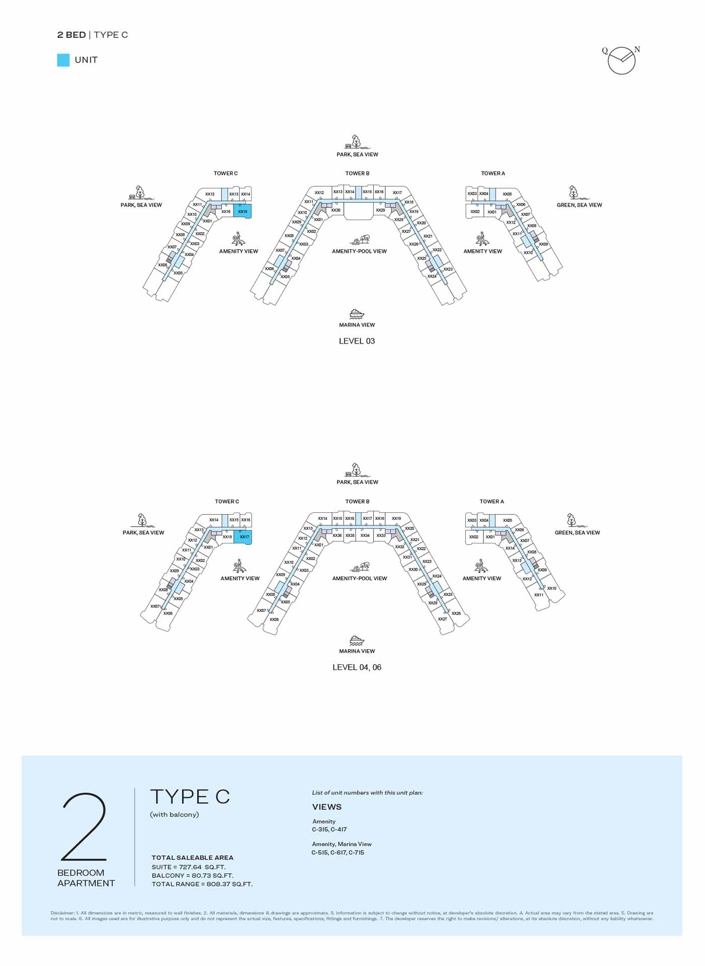 LEVEL 03, 04 & 06 TYPE C